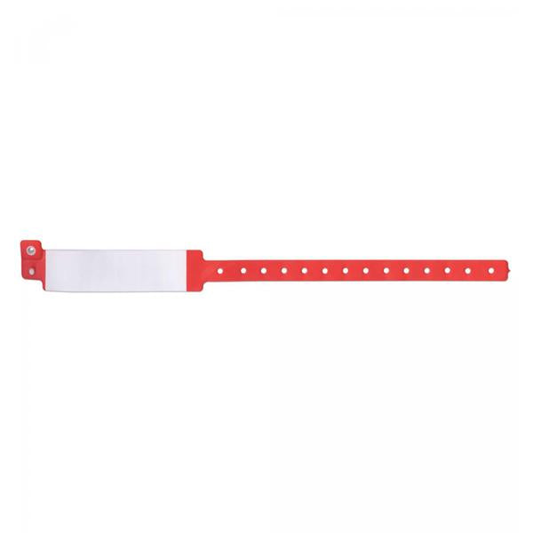 Wristband Identification Vinyl Red Adult 500/Box